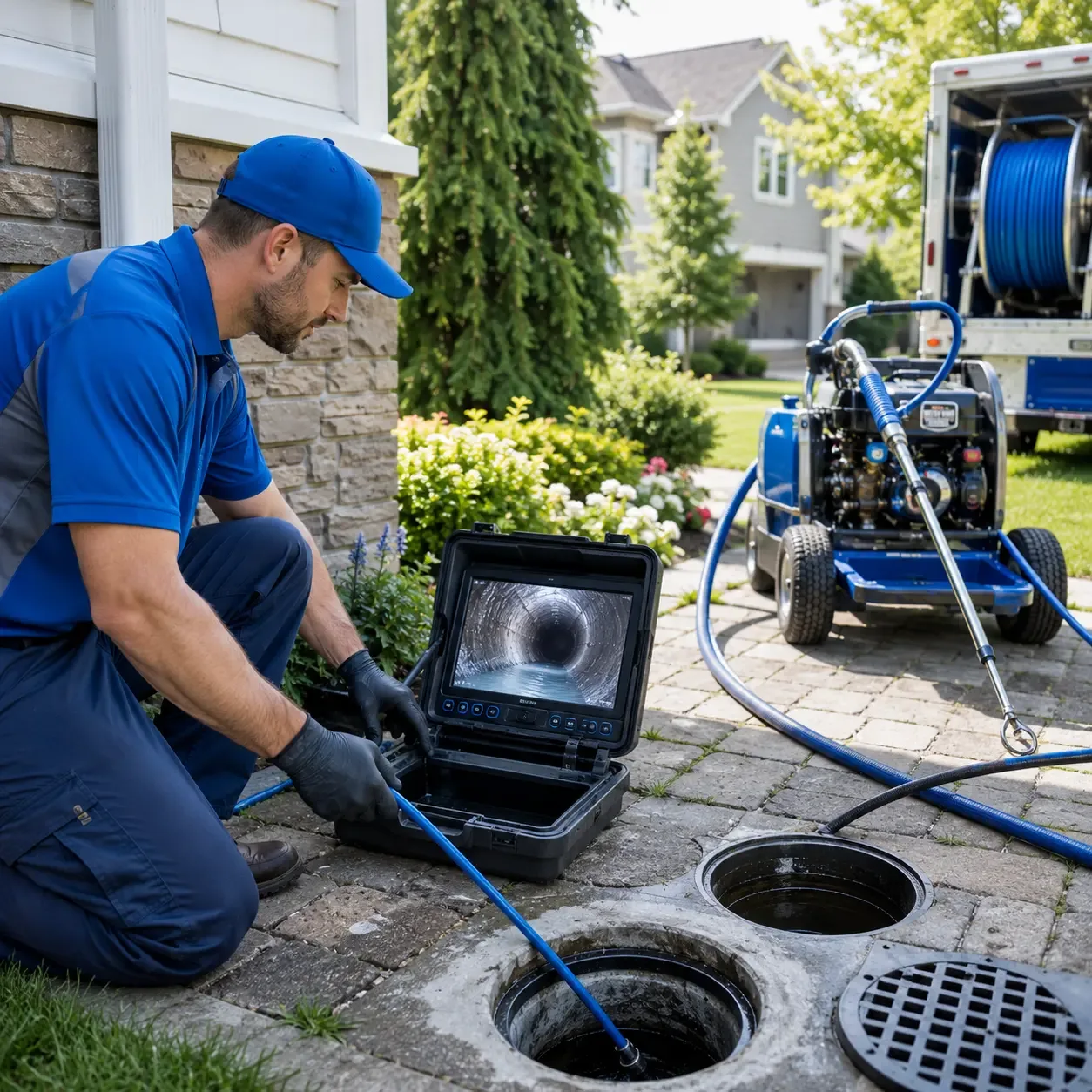 Outdoor drain cleaning professionals serving Eatontown, NJ